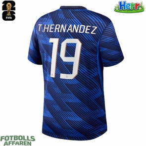 Frankrike Theo Hernandez #19 Hemmatröja VM 2026 Kortärmad